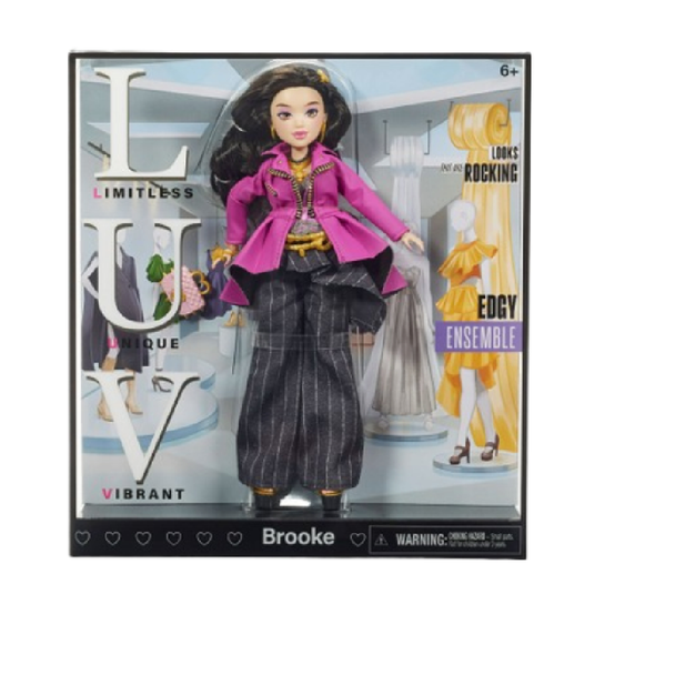 UV Limitless Unique Vibrant Fashion Doll – Brooke (Edgy Ensemble) | 85001
