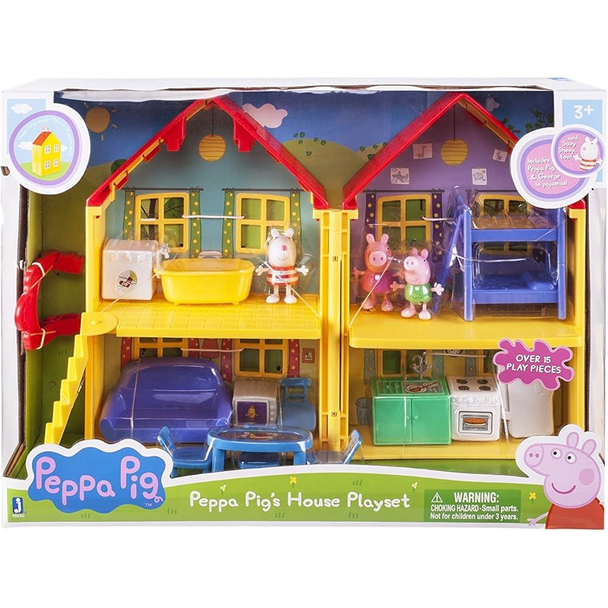 Peppa Pig House Playset – Family Home & Figures | 92620