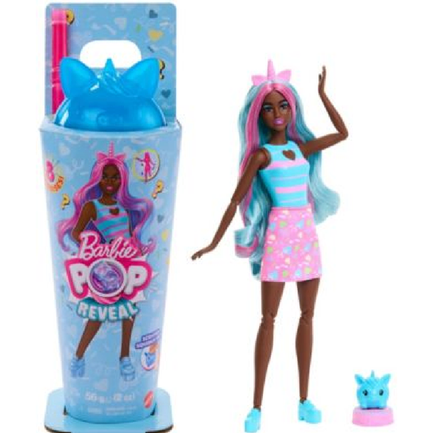 Barbie Pop Reveal Doll – Blue Theme Surprise Set | JCN85