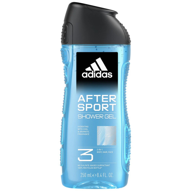 Adidas New 3-in-1 After Sport Shower Gel 250 ml - Men | 269288