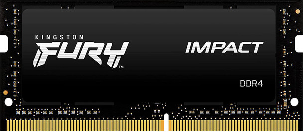 Kingston FURY Impact CL20 SODIMM DDR4 3200MHz 8GB Laptop Memory | KF432S20IB/8