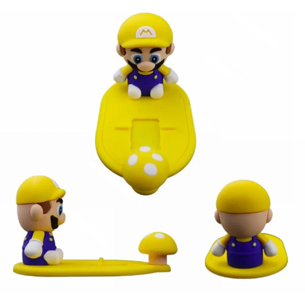Super Mario Bros Switch Desktop Stand Holder for All Nintendo Switch Models - Yellow