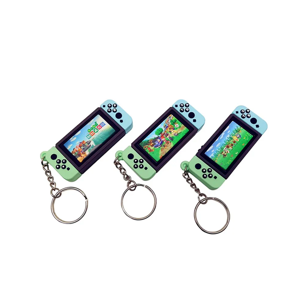 Nintendo Switch Keychain - Green & Blue