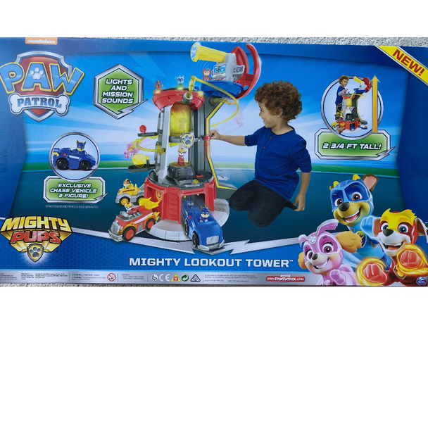 Paw Patrol Mighty Pups Lookout Tower Playset | 3003A