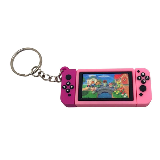 Nintendo Switch Keychain - Pink