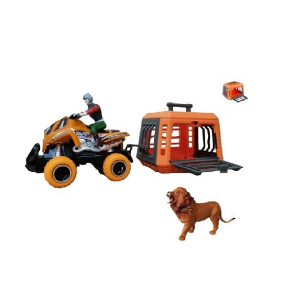 RC ATV Animal Transport Vehicle with Cage | 999DST-057