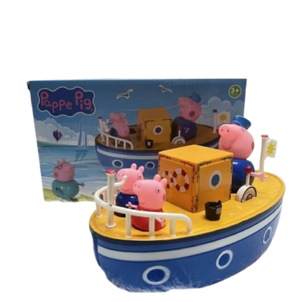 Peppa Pig Boat Playset with Figures | PP6850-1
