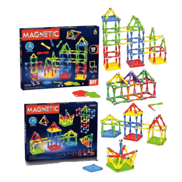 Magnetic Building Construction Set – 160 Pcs | AQ-2285