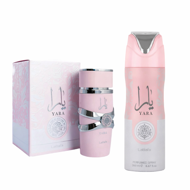 Lattafa Yara Women Perfume 100ml + Fragrance Mist 205ml