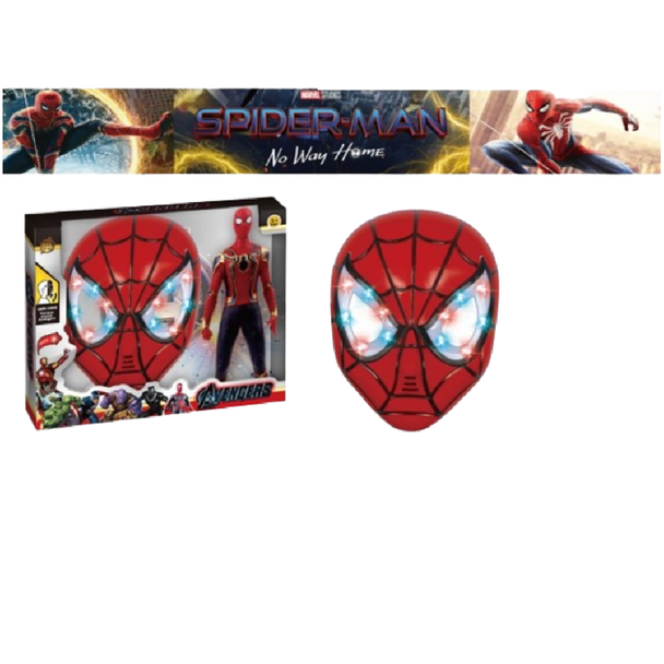 Spider-Man Mask with Action Figure Set | B888-16E