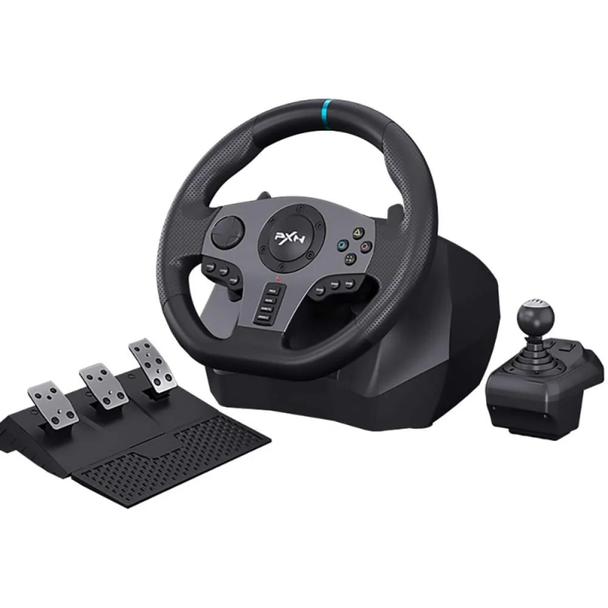 PXN V9 270/900 Degree Steering Wheel for PS4, Xbox One, Xbox Series X/S, Nintendo Switch & PC | V9