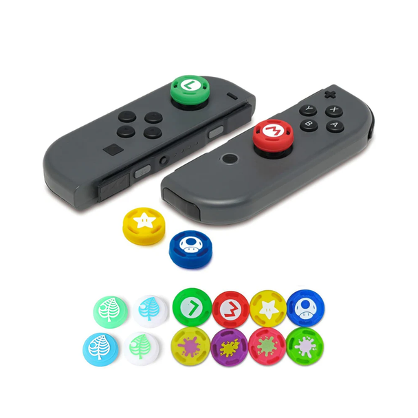 Silicone Thumb Grips for Nintendo Switch - Mario Set