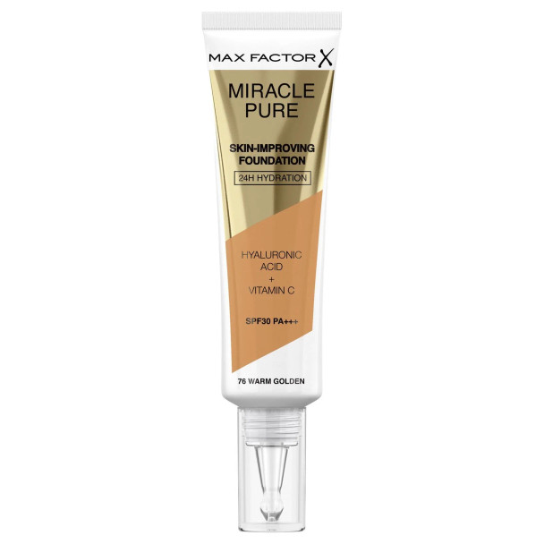 Max Factor Miracle Pure Foundation - Warm Golden 76 | 259381