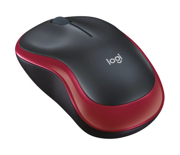 Logitech M185 Wireless Mouse - Red | 910-002237