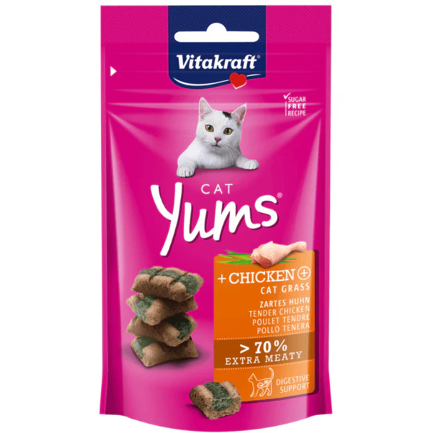 Vitakraft Cat Yums - Chicken & Grass 40g | 200830