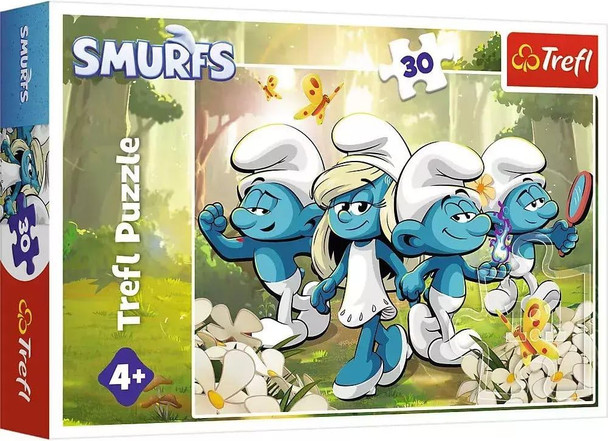 Trefl Puzzle - The Smurfs, 30 Pieces | 18317