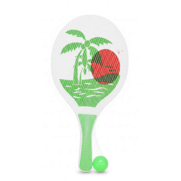 Beach Ball Paddle Set - Green - 1 PCS | AL25615-4