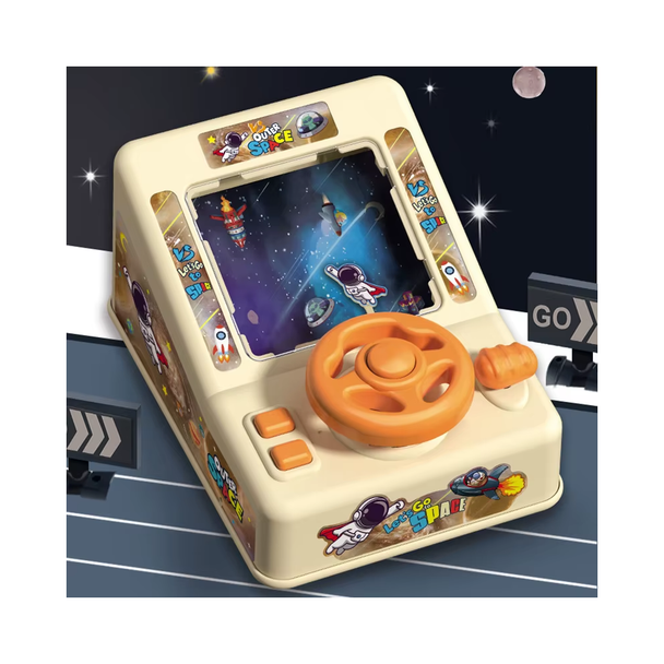 Space Adventure Steering Wheel Arcade Toy – Interactive Game Console | 6741