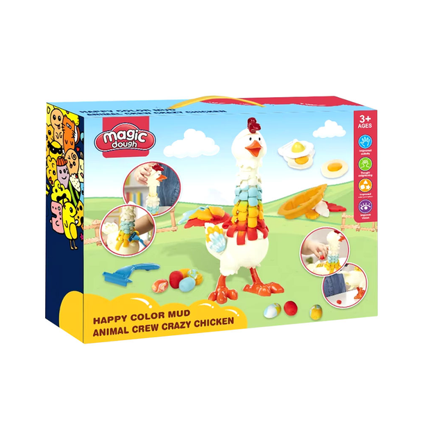 Magic Dough Animal Crew Crazy Chicken Playset | 8611