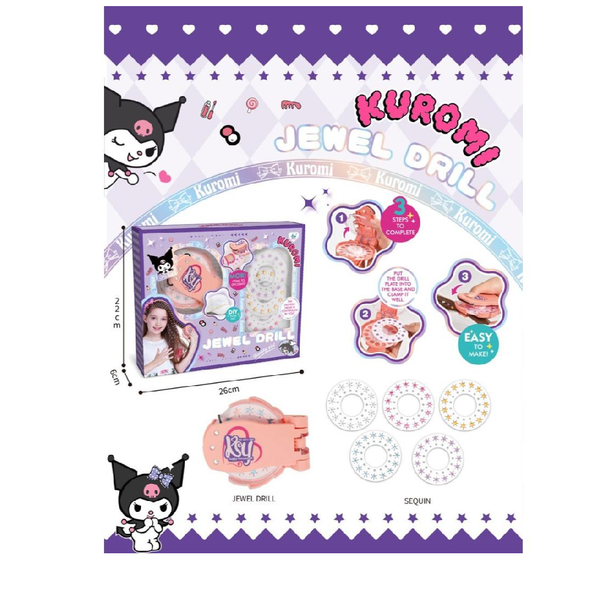 Kuromi Jewel Drill DIY Decoration Set | KSY897A