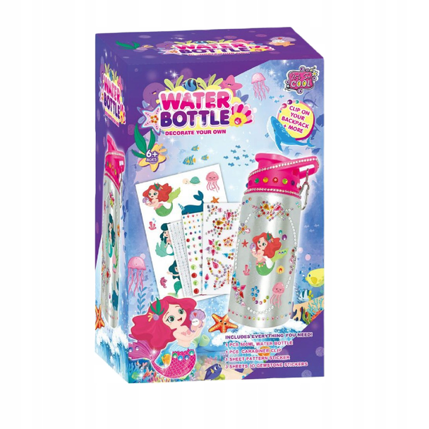 DIY Decorate Your Own Water Bottle Set – Mermaid Theme | JX20430-1A