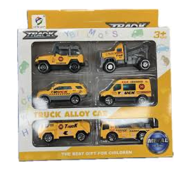 Truck Alloy Car Set – Die-Cast Construction Vehicles (4 PCS) | 8526C