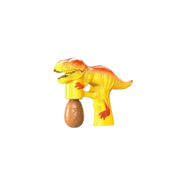 Dinosaur Bubble Gun Toy – T-Rex Bubble Blower (Yellow) | BV6601