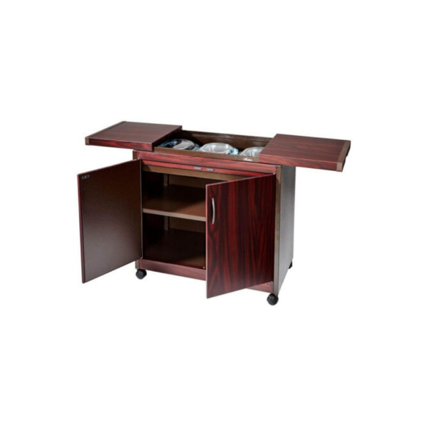 Hostess Connoisseur Trolley Full Doors Brown | HL6232DB