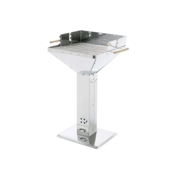 Grill Chef Square Stainless Steel Pedestal BBQ | 806