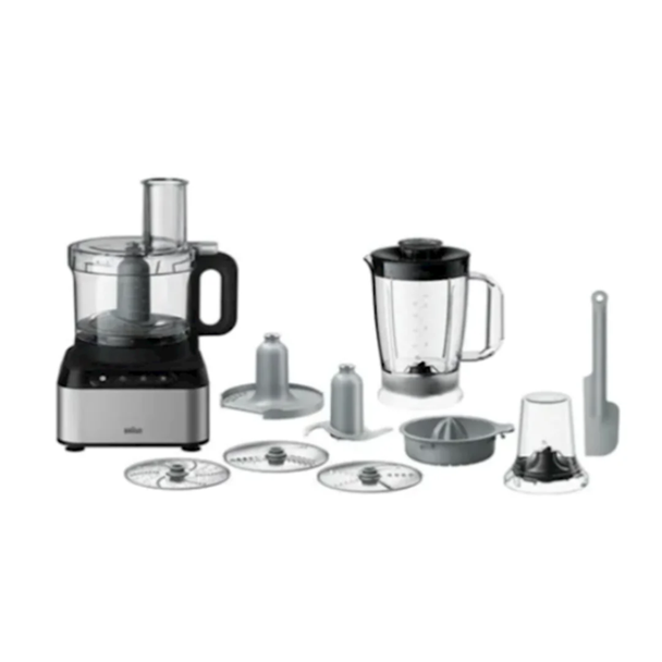 Braun PurEase Food Processor | FP301BI-FP3233SI