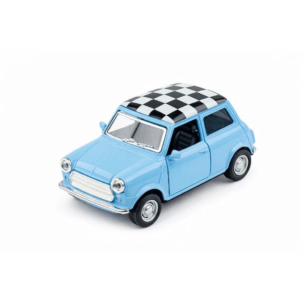 Classic Car Alloy Die-Cast Toy – Blue Mini Car with Opening Doors | 615-9B
