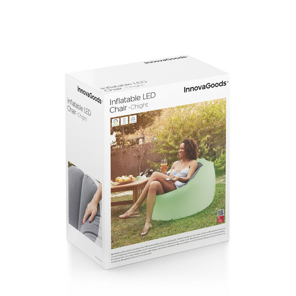 InnovaGoods Inflatable Armchair with Multicoloured LED | V0103729