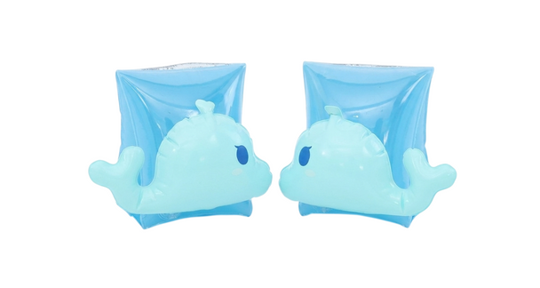 Inflatable Kids Arm Bands Dolphin Design - Blue | 584-1