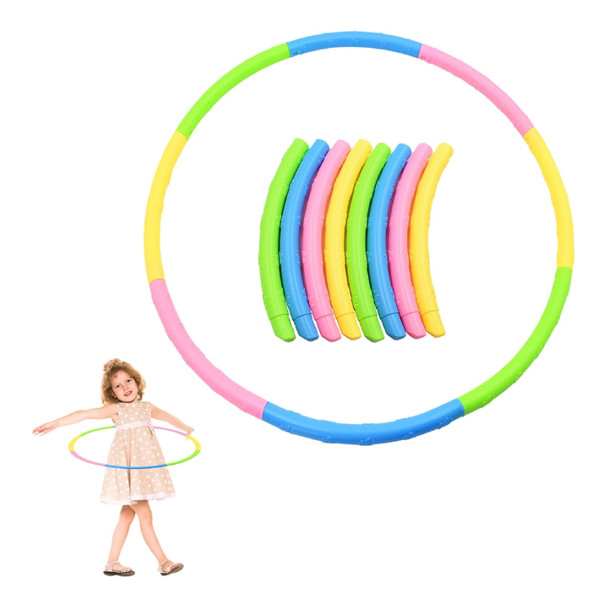 Kids Detachable Hula Hoop Colorful Fitness Exercise Ring - Ages 6+ | 128-1