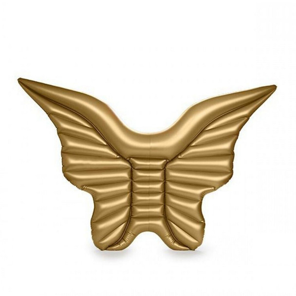 Inflatable Pool Float - Gold Angel Wings Lounger | 585-37
