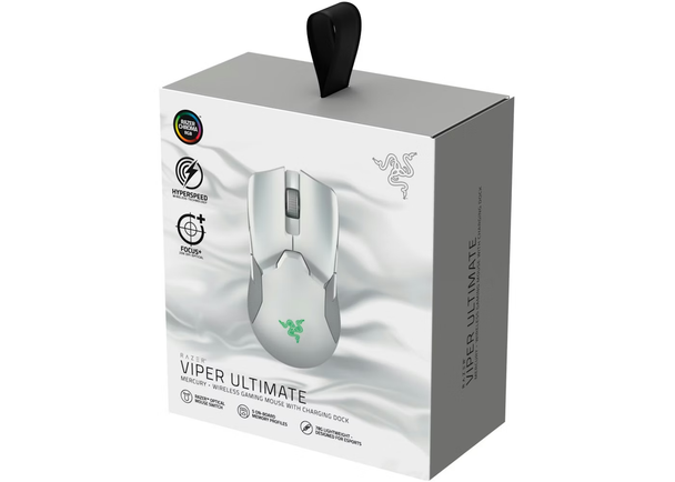 Razer Viper Ultimate with Charging Dock - Mercury | RAZ01-03050400-R3M1
