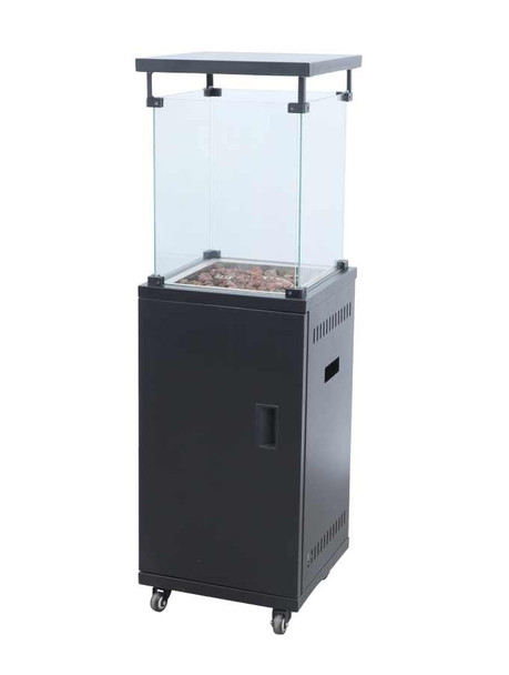 Campomatic Outdoor Gas Fire Pit with Glass Guard | PH140P