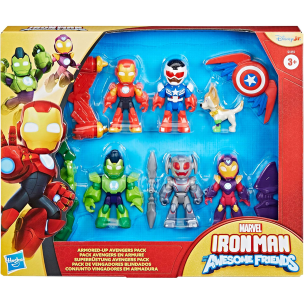 Hasbro Marvel Iron Man and his Awesome Friends Armored-Up Avengers Pack | HBIMG1255