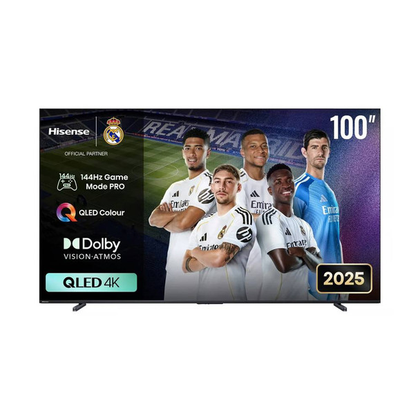 Hisense 100" 4K 144Hz VRR QLED Gaming TV VIDAA | 100Q7Q