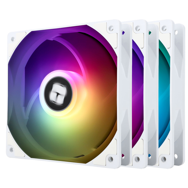 Thermalright 120mm ARGB Case Fan (3-Pack) - White | TL-C12CW-S X3