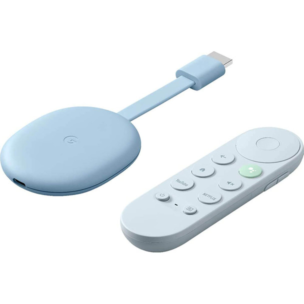 Google Chromecast with Google TV 4KS ky (light blue)
