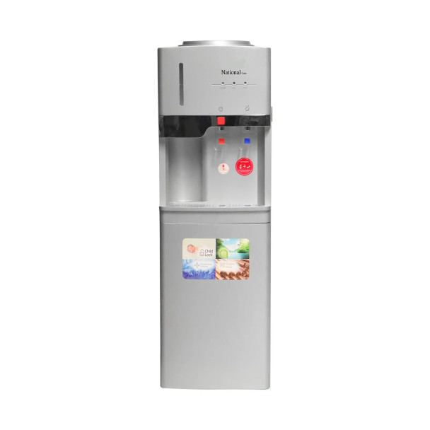 National Line Water Dispenser Top Loading 2 Knobs Silver | ABH-20#