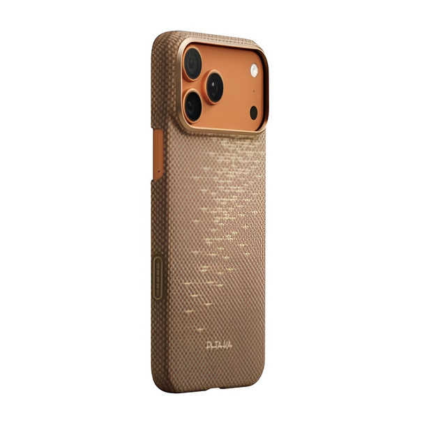 Pitaka iPhone 17 Pro Edge Case - Golden Glint | KI1705AG
