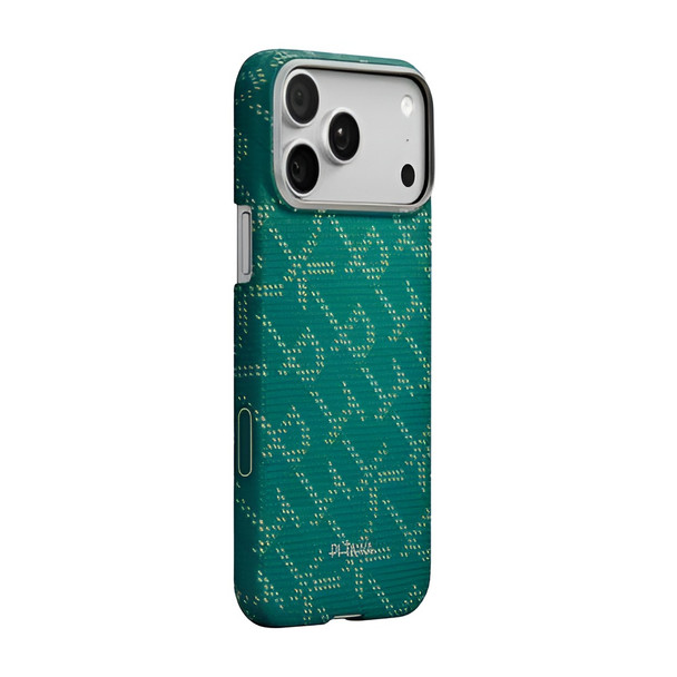 Pitaka iPhone 17 Pro Max Edge Case PTK Leaping - Gold Green | KI1701PTKP