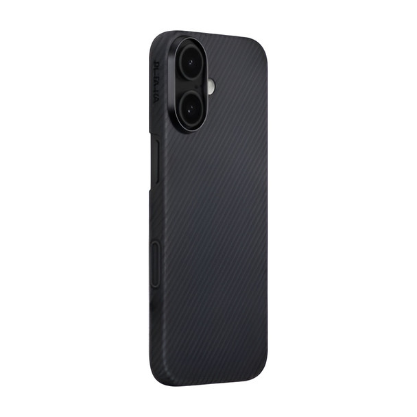 Pitaka iPhone 17 Edge Case 600D Twill - Black/Grey | KI1701