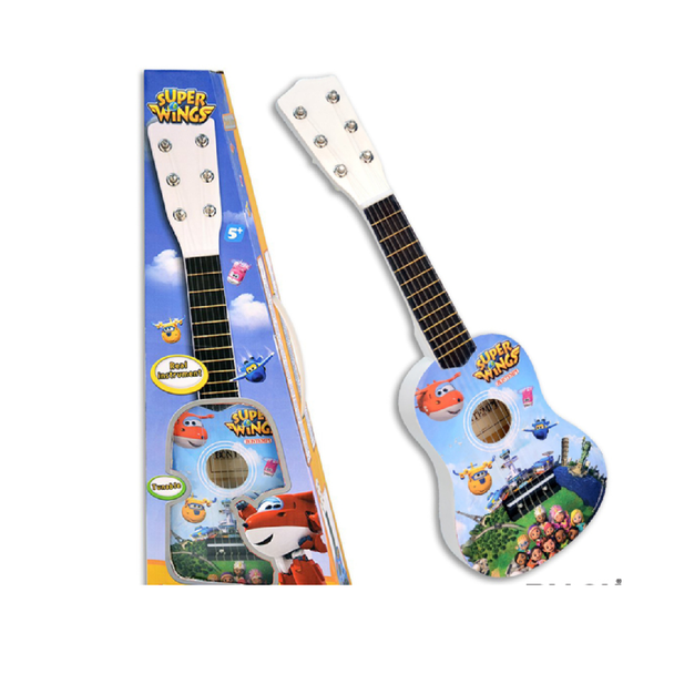 Bontempi Wooden Guitar Super Wings for Kids | 225569