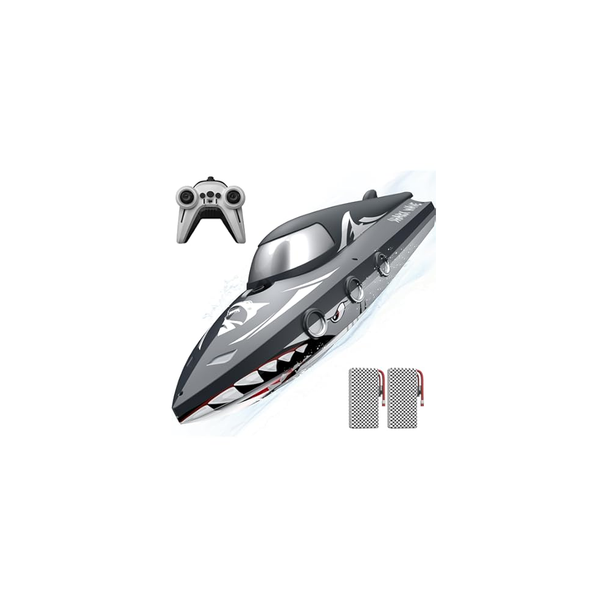 Airship Shark Wave High-Speed RC Racing Boat – Grey 2.4GHz | G4a102-1