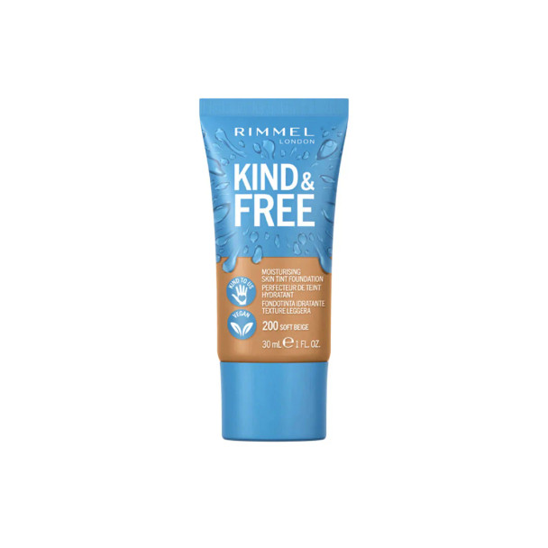 Rimmel Kind & Free Moisturising Skin Tint Foundation - 200 Soft Beige | 268924