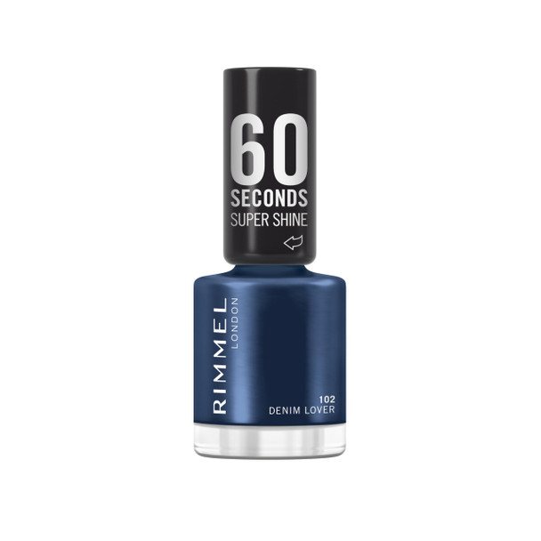 Rimmel 60 Seconds Super Shine Nail Polish - 102 Denim Lover | 292944