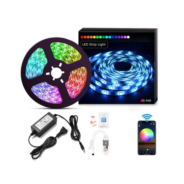 Marvelights LED Strip Lights WiFi Wireless Smart Phone APP Controlled RGB Light Strips Kit - 5 Meter